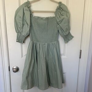 Altar'd State Sage Green Dress